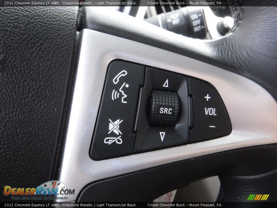 2012 Chevrolet Equinox LT AWD Graystone Metallic / Light Titanium/Jet Black Photo #23