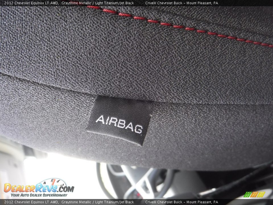 2012 Chevrolet Equinox LT AWD Graystone Metallic / Light Titanium/Jet Black Photo #29