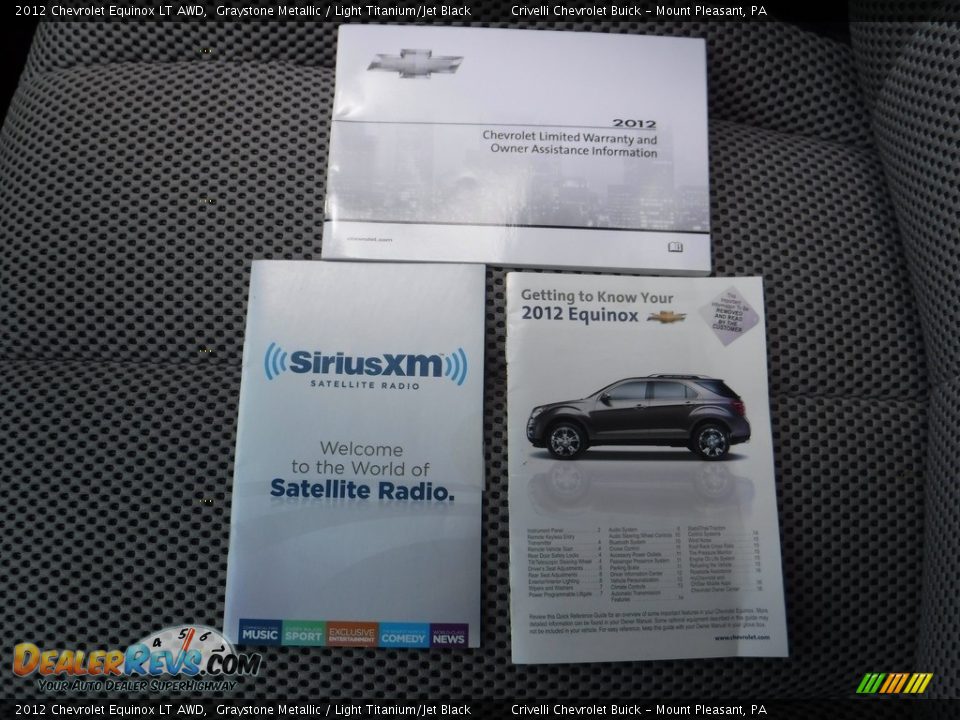 2012 Chevrolet Equinox LT AWD Graystone Metallic / Light Titanium/Jet Black Photo #33