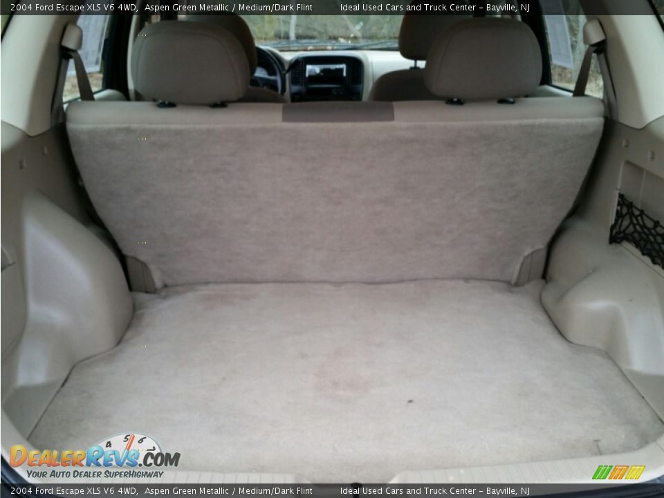 2004 Ford Escape XLS V6 4WD Aspen Green Metallic / Medium/Dark Flint Photo #14