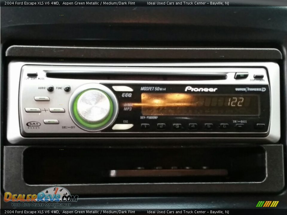 2004 Ford Escape XLS V6 4WD Aspen Green Metallic / Medium/Dark Flint Photo #23