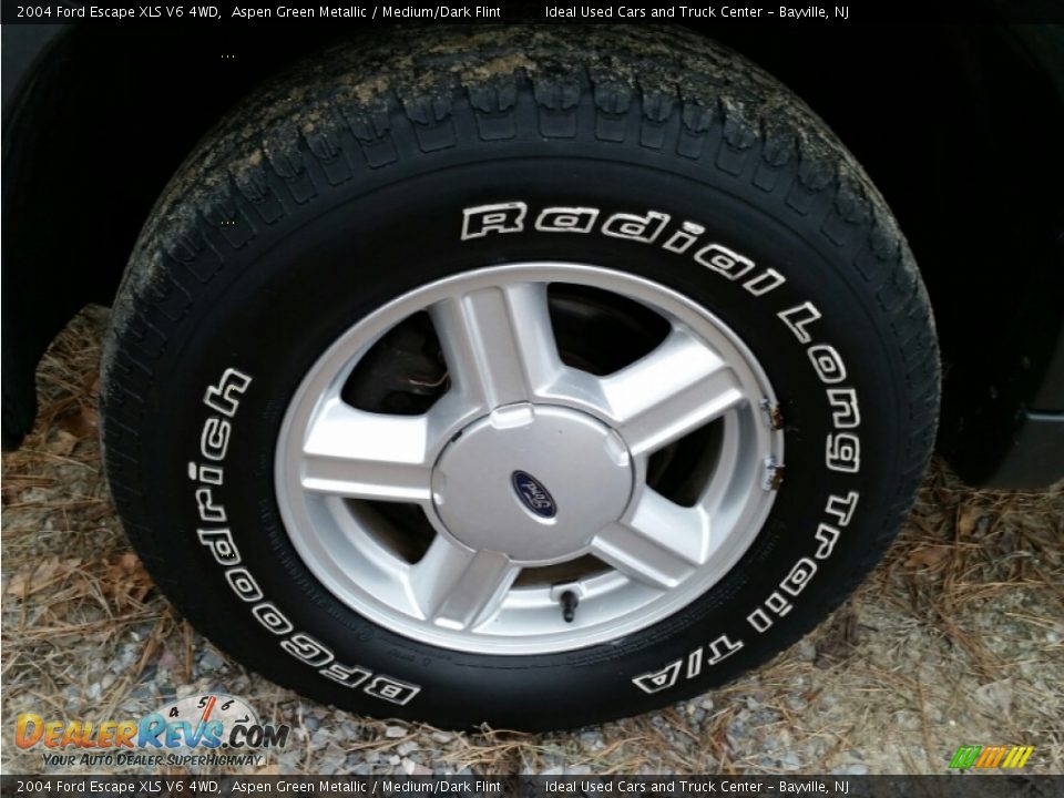 2004 Ford Escape XLS V6 4WD Aspen Green Metallic / Medium/Dark Flint Photo #26