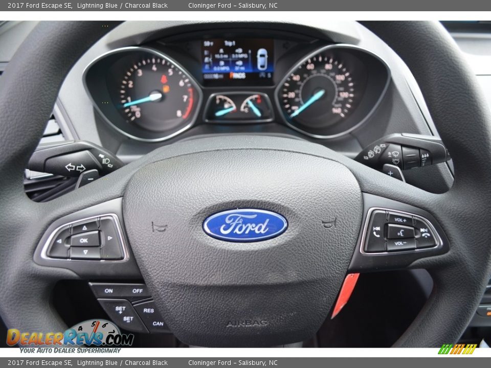 2017 Ford Escape SE Steering Wheel Photo #15