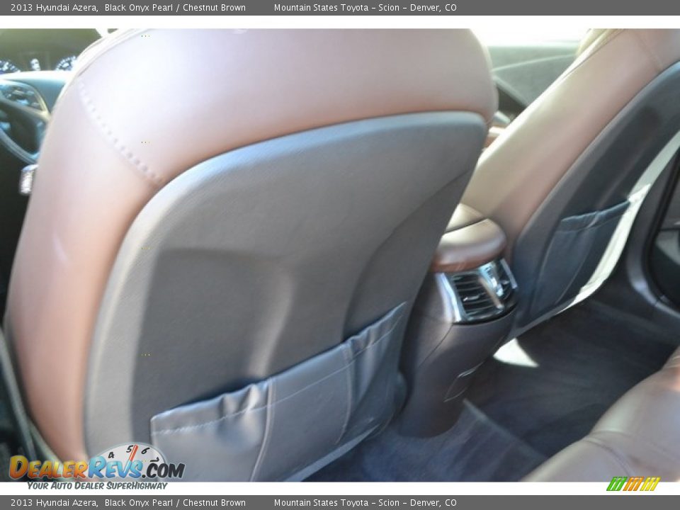 2013 Hyundai Azera Black Onyx Pearl / Chestnut Brown Photo #19