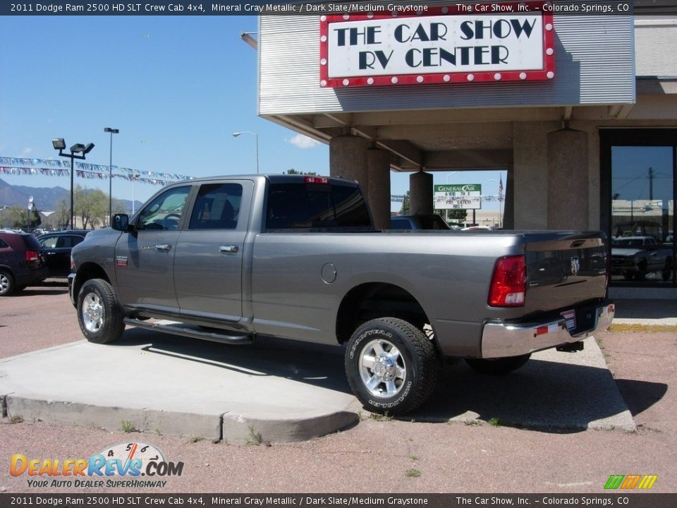 2011 Dodge Ram 2500 HD SLT Crew Cab 4x4 Mineral Gray Metallic / Dark Slate/Medium Graystone Photo #3