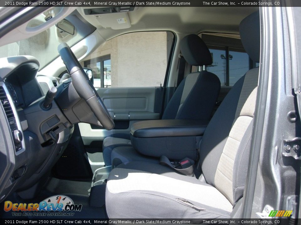 2011 Dodge Ram 2500 HD SLT Crew Cab 4x4 Mineral Gray Metallic / Dark Slate/Medium Graystone Photo #10