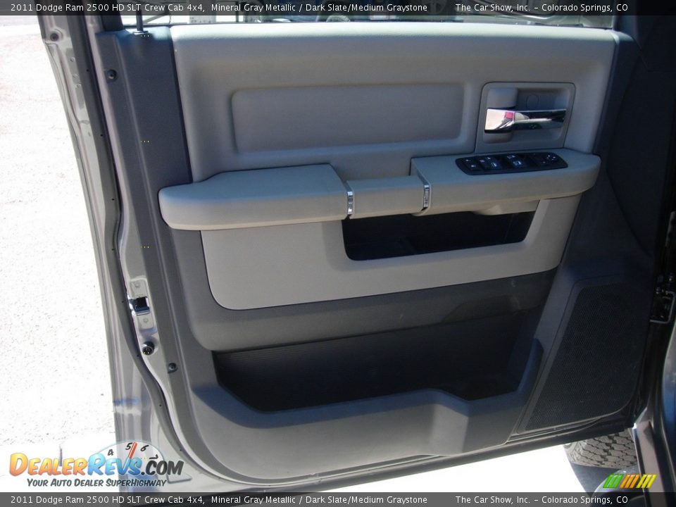 2011 Dodge Ram 2500 HD SLT Crew Cab 4x4 Mineral Gray Metallic / Dark Slate/Medium Graystone Photo #11