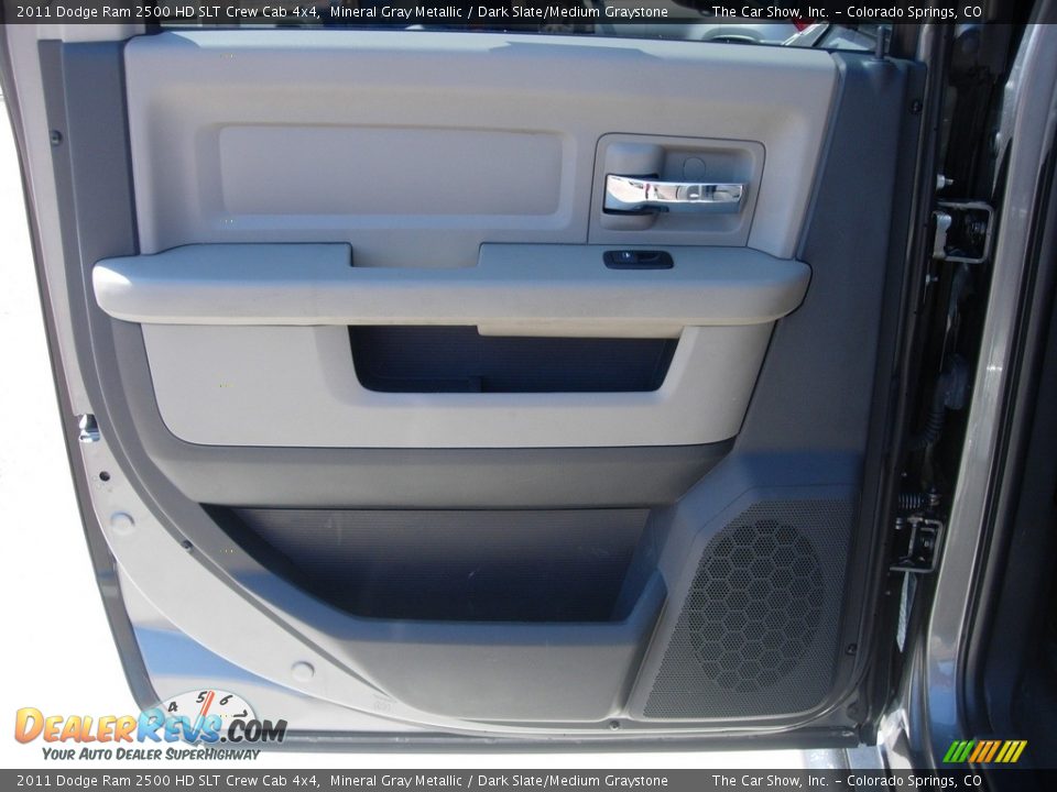 2011 Dodge Ram 2500 HD SLT Crew Cab 4x4 Mineral Gray Metallic / Dark Slate/Medium Graystone Photo #13