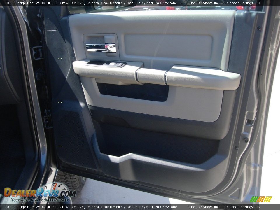 2011 Dodge Ram 2500 HD SLT Crew Cab 4x4 Mineral Gray Metallic / Dark Slate/Medium Graystone Photo #17