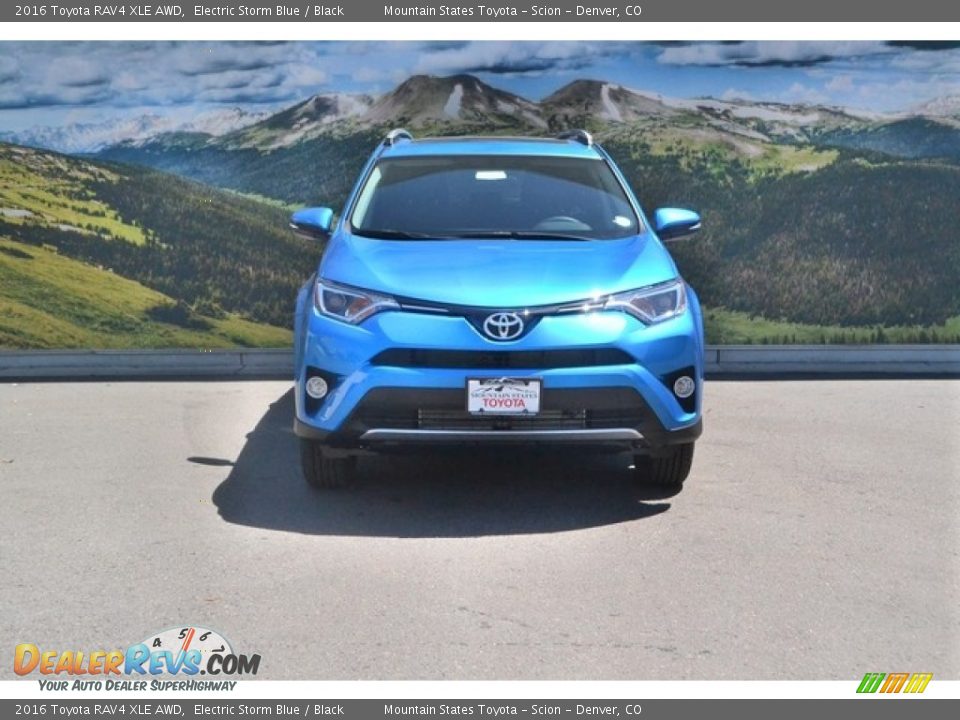 2016 Toyota RAV4 XLE AWD Electric Storm Blue / Black Photo #2