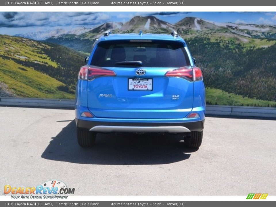 2016 Toyota RAV4 XLE AWD Electric Storm Blue / Black Photo #4