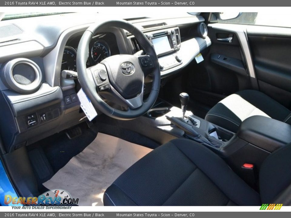 2016 Toyota RAV4 XLE AWD Electric Storm Blue / Black Photo #5