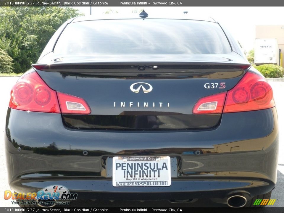 2013 Infiniti G 37 Journey Sedan Black Obsidian / Graphite Photo #4