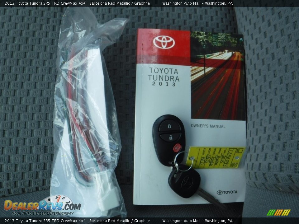 2013 Toyota Tundra SR5 TRD CrewMax 4x4 Barcelona Red Metallic / Graphite Photo #23