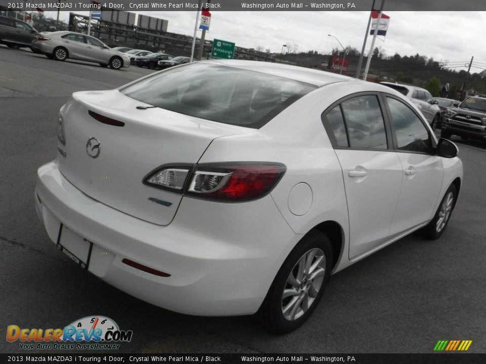 2013 Mazda MAZDA3 i Touring 4 Door Crystal White Pearl Mica / Black Photo #8