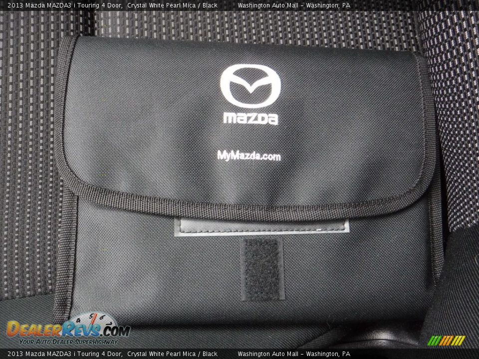 2013 Mazda MAZDA3 i Touring 4 Door Crystal White Pearl Mica / Black Photo #17