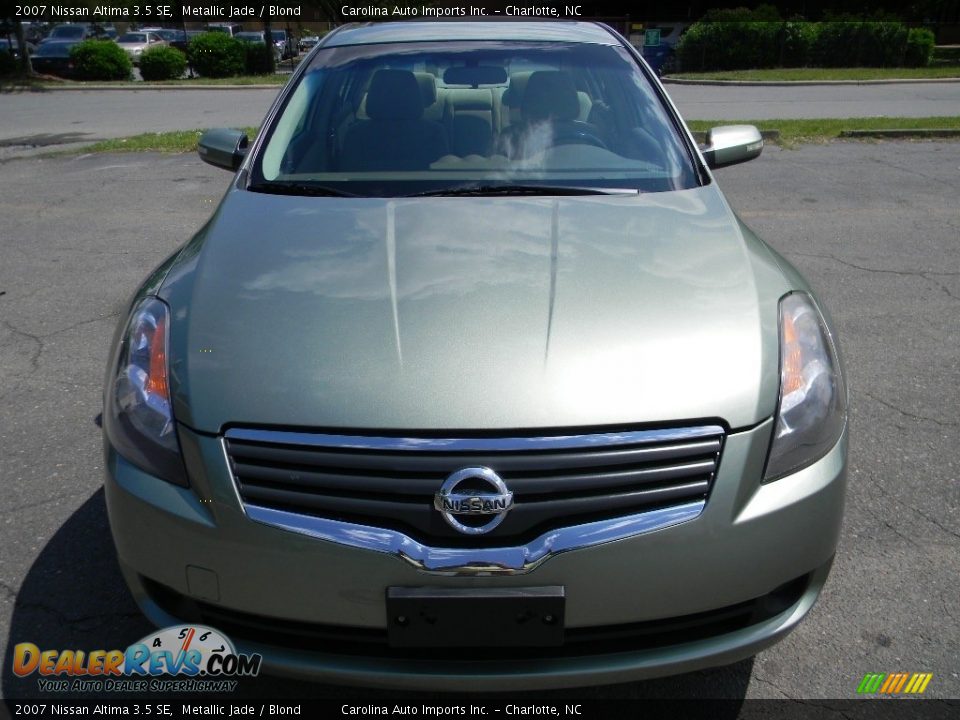 2007 Nissan Altima 3.5 SE Metallic Jade / Blond Photo #5
