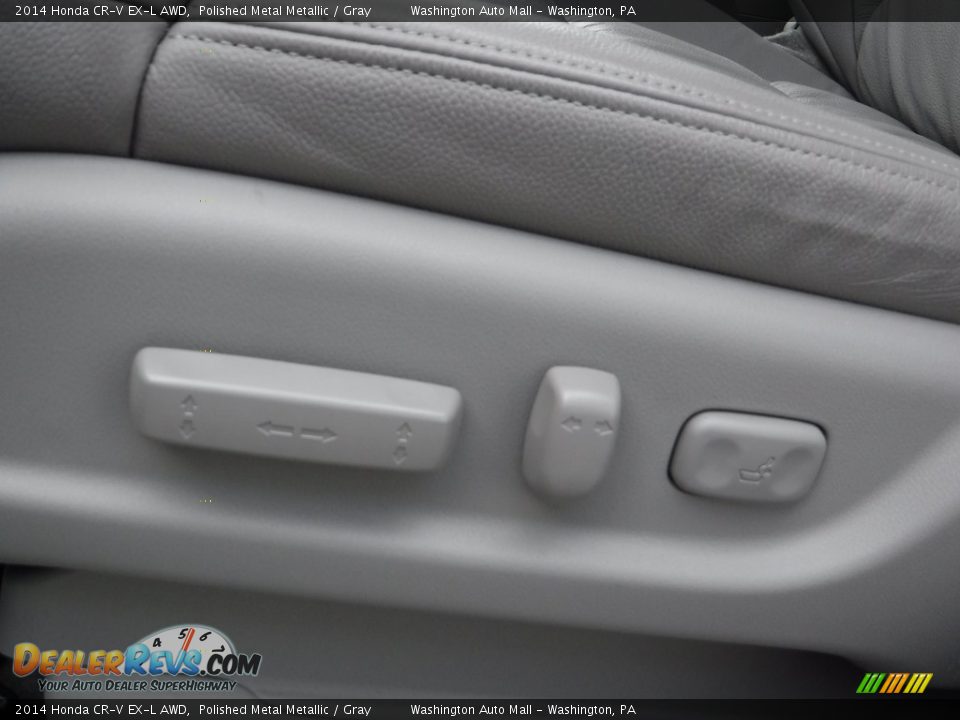 2014 Honda CR-V EX-L AWD Polished Metal Metallic / Gray Photo #15