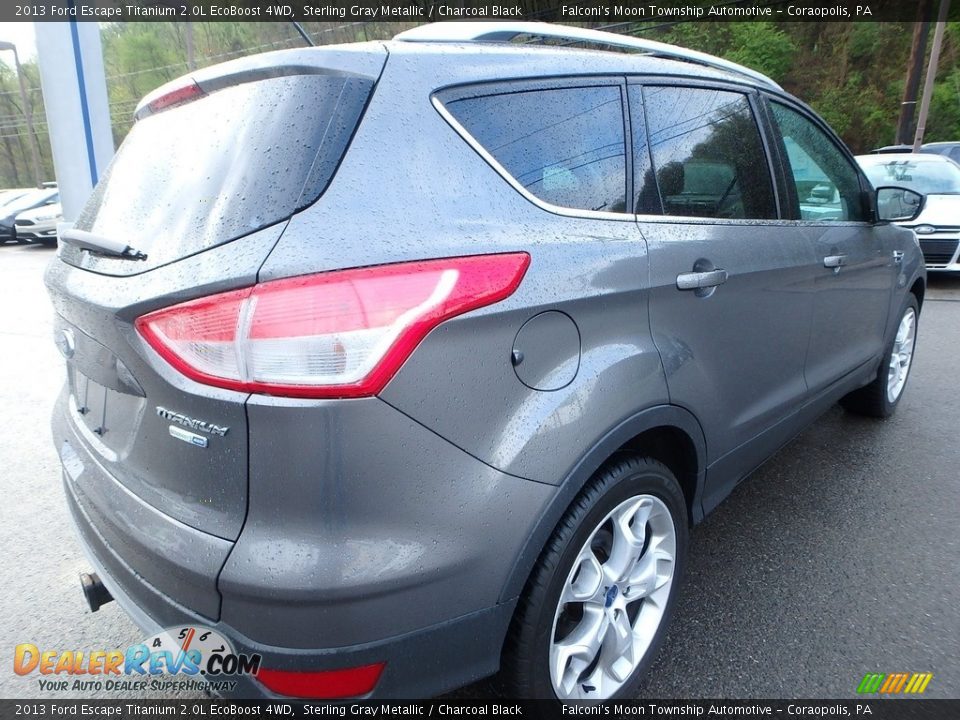 2013 Ford Escape Titanium 2.0L EcoBoost 4WD Sterling Gray Metallic / Charcoal Black Photo #2