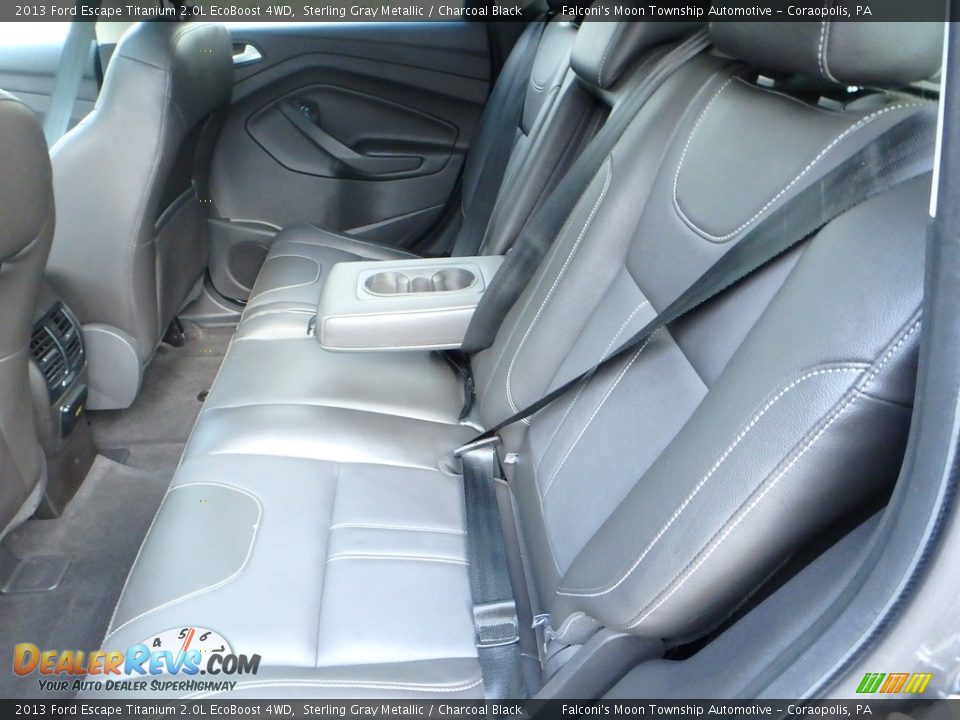 2013 Ford Escape Titanium 2.0L EcoBoost 4WD Sterling Gray Metallic / Charcoal Black Photo #16