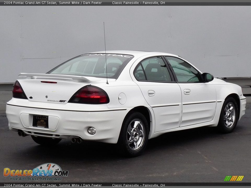 2004 Pontiac Grand Am GT Sedan Summit White / Dark Pewter Photo #2