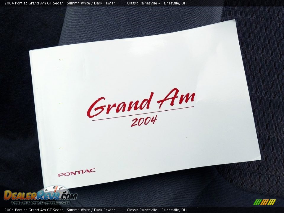 2004 Pontiac Grand Am GT Sedan Summit White / Dark Pewter Photo #17