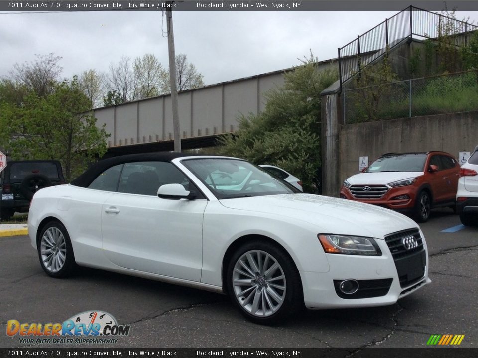 Front 3/4 View of 2011 Audi A5 2.0T quattro Convertible Photo #3
