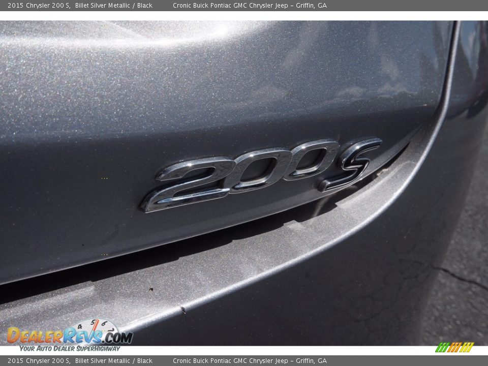 2015 Chrysler 200 S Billet Silver Metallic / Black Photo #14