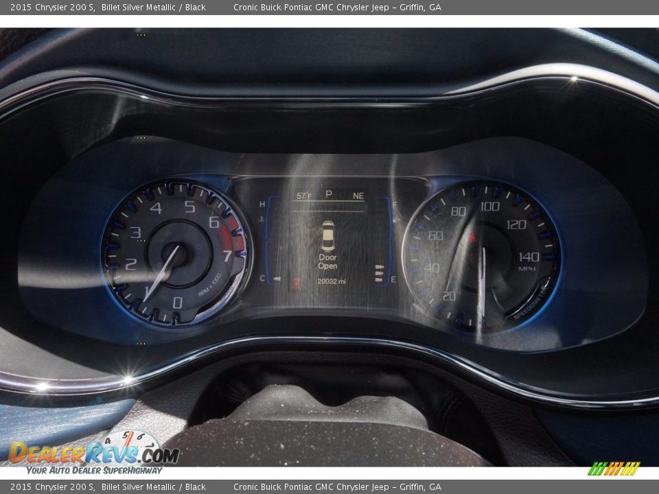 2015 Chrysler 200 S Billet Silver Metallic / Black Photo #19