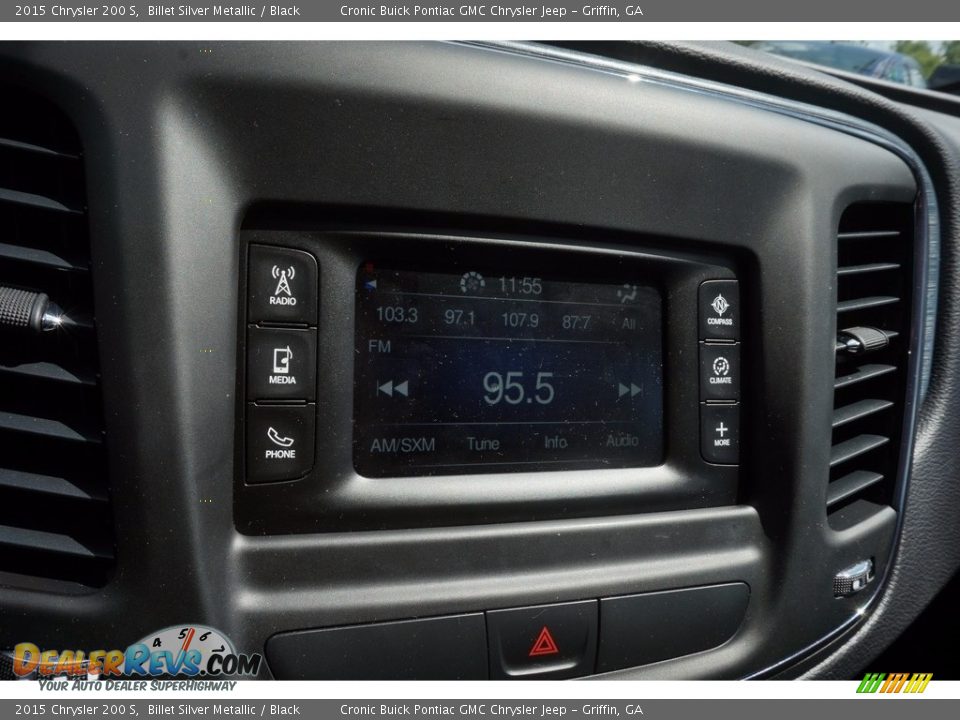 2015 Chrysler 200 S Billet Silver Metallic / Black Photo #20