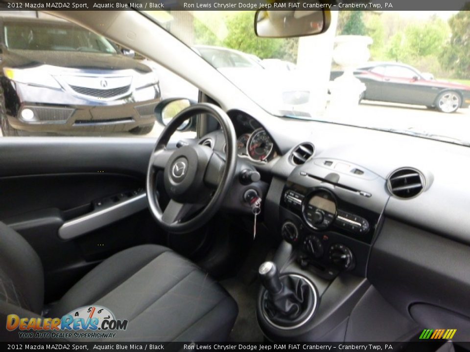2012 Mazda MAZDA2 Sport Aquatic Blue Mica / Black Photo #6