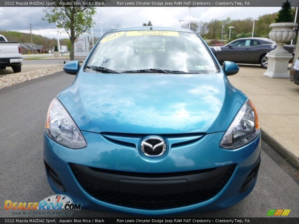 2012 Mazda MAZDA2 Sport Aquatic Blue Mica / Black Photo #8