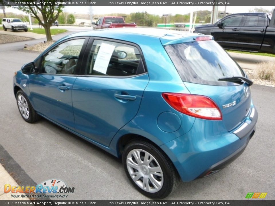 2012 Mazda MAZDA2 Sport Aquatic Blue Mica / Black Photo #11