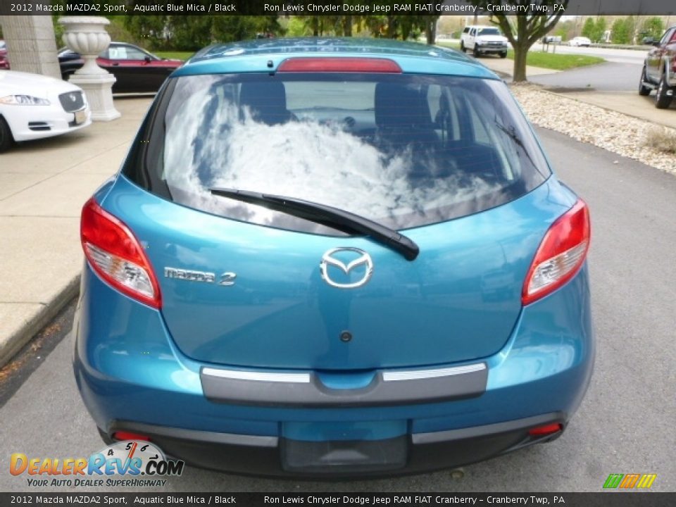 2012 Mazda MAZDA2 Sport Aquatic Blue Mica / Black Photo #12
