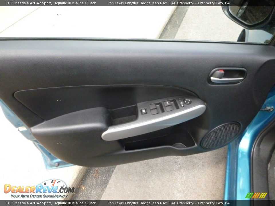 2012 Mazda MAZDA2 Sport Aquatic Blue Mica / Black Photo #13