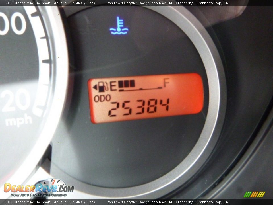 2012 Mazda MAZDA2 Sport Aquatic Blue Mica / Black Photo #16