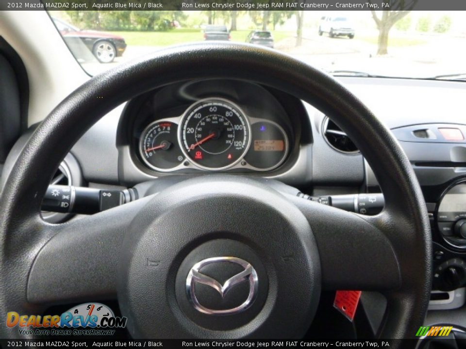 2012 Mazda MAZDA2 Sport Aquatic Blue Mica / Black Photo #18
