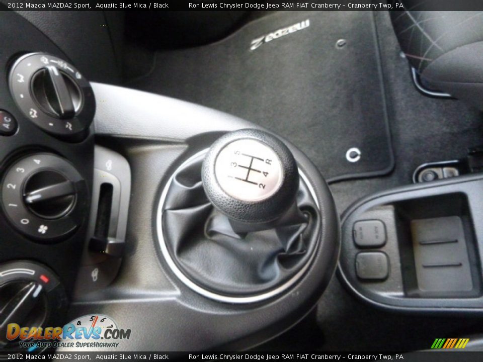 2012 Mazda MAZDA2 Sport Aquatic Blue Mica / Black Photo #19