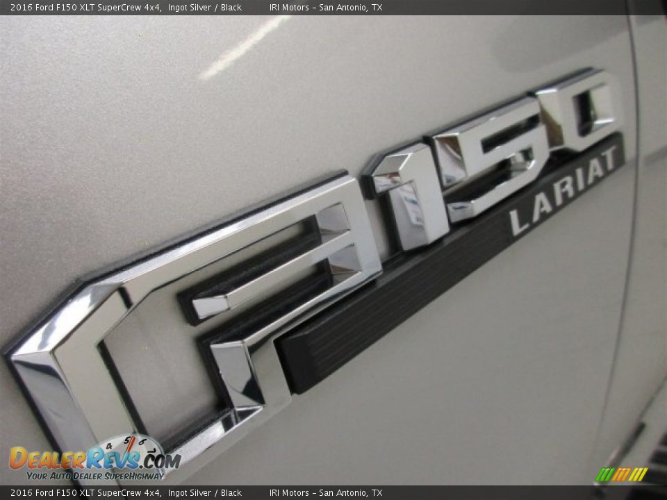 2016 Ford F150 XLT SuperCrew 4x4 Ingot Silver / Black Photo #27
