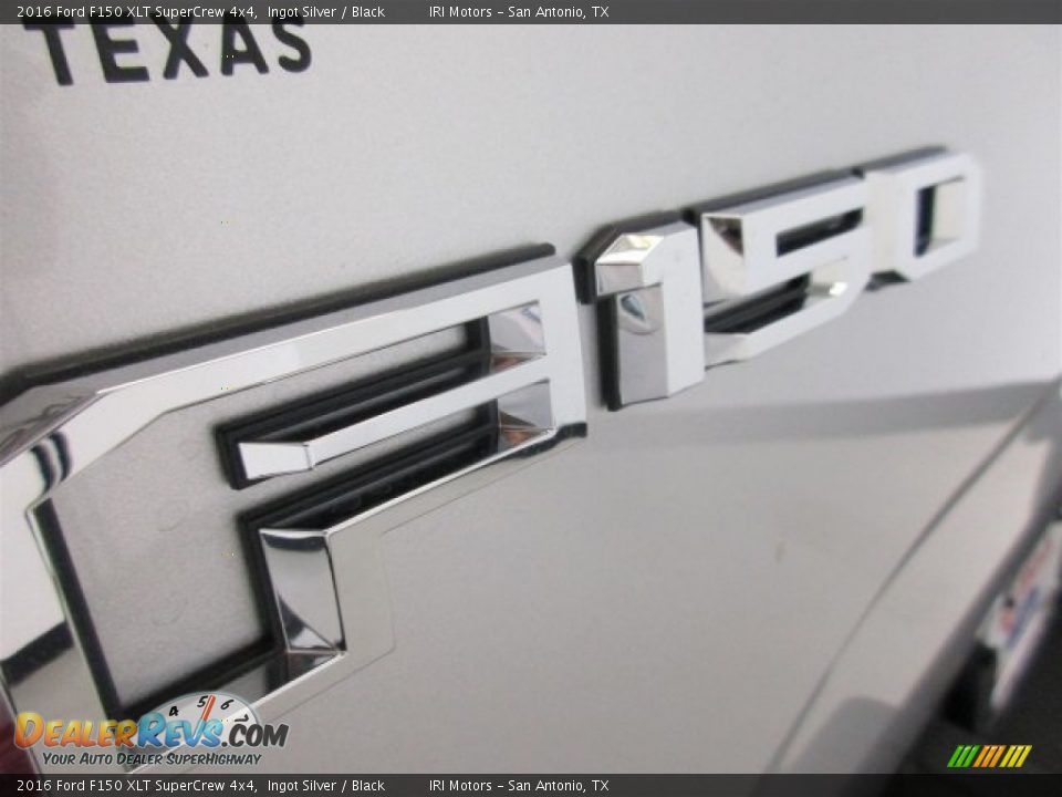2016 Ford F150 XLT SuperCrew 4x4 Ingot Silver / Black Photo #29