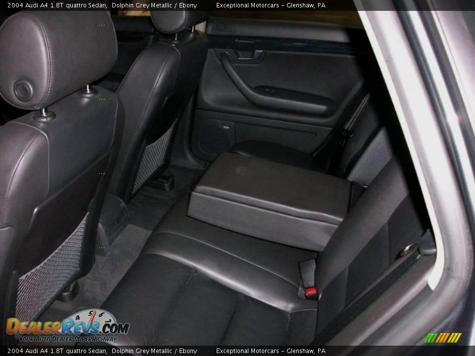 2004 Audi A4 1.8T quattro Sedan Dolphin Grey Metallic / Ebony Photo #21