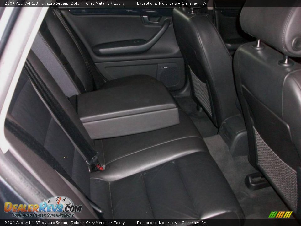 2004 Audi A4 1.8T quattro Sedan Dolphin Grey Metallic / Ebony Photo #23