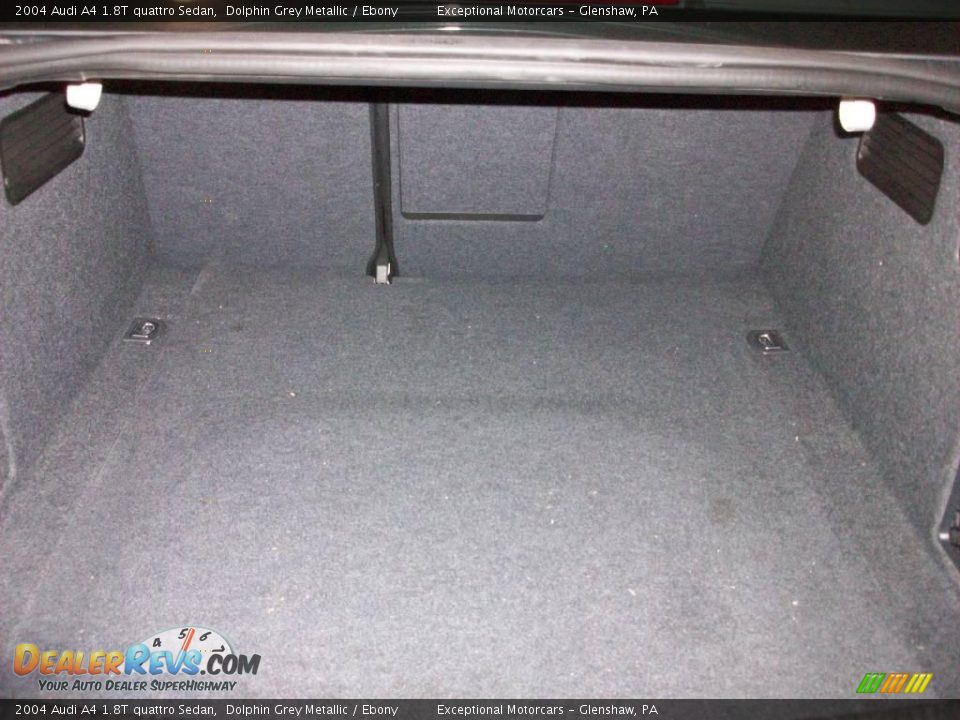 2004 Audi A4 1.8T quattro Sedan Dolphin Grey Metallic / Ebony Photo #25