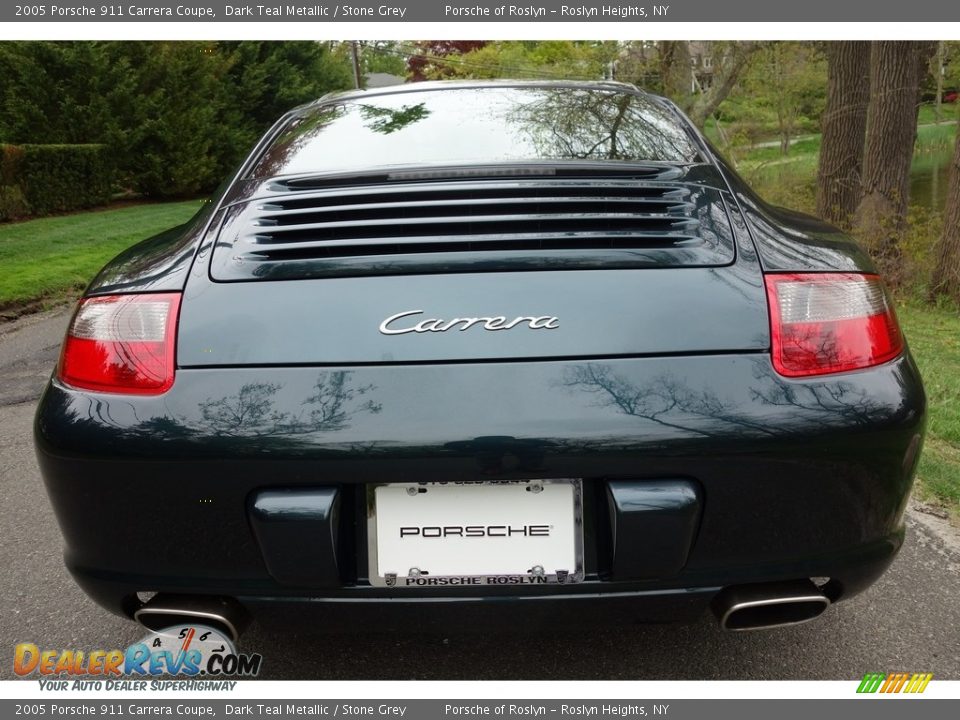 2005 Porsche 911 Carrera Coupe Dark Teal Metallic / Stone Grey Photo #5