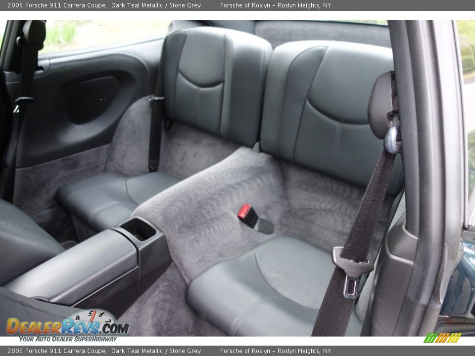 2005 Porsche 911 Carrera Coupe Dark Teal Metallic / Stone Grey Photo #18