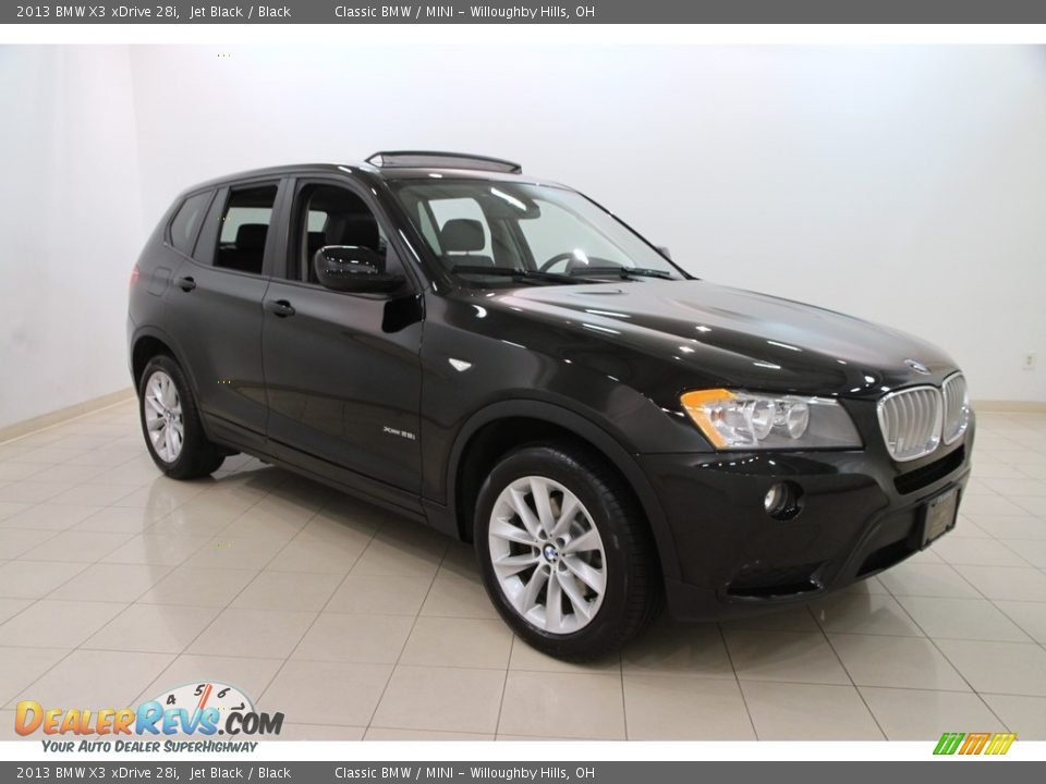 2013 BMW X3 xDrive 28i Jet Black / Black Photo #1
