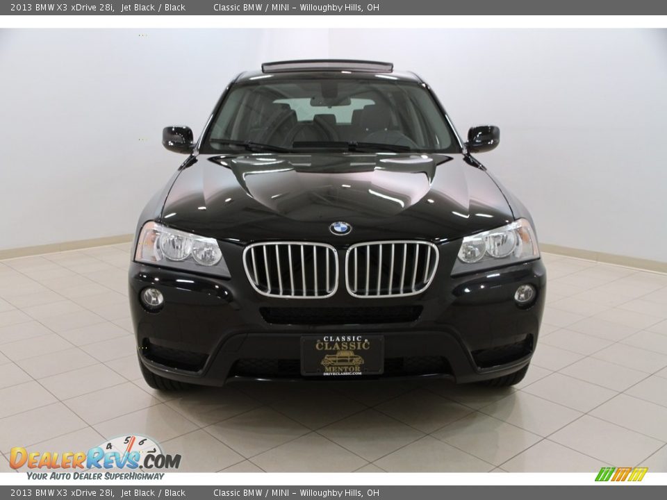 2013 BMW X3 xDrive 28i Jet Black / Black Photo #2