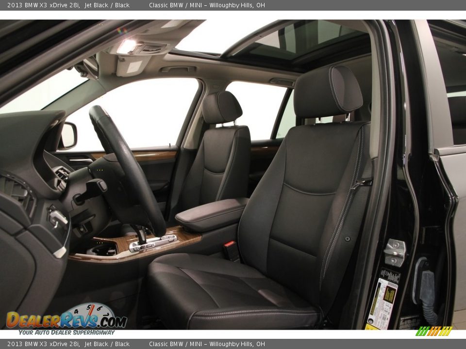 2013 BMW X3 xDrive 28i Jet Black / Black Photo #6