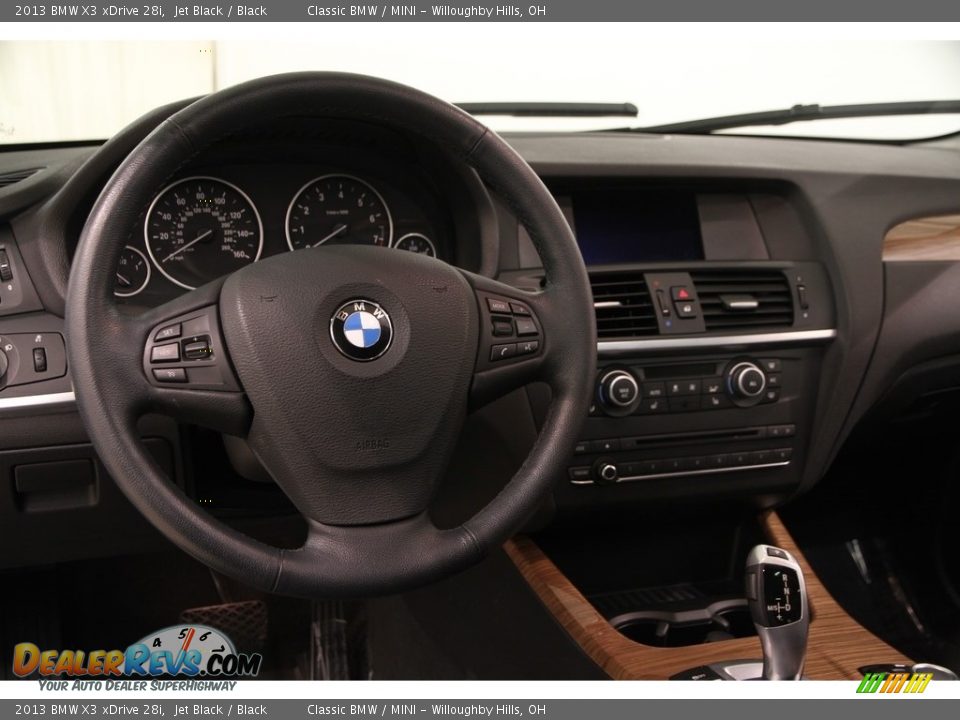 2013 BMW X3 xDrive 28i Jet Black / Black Photo #7
