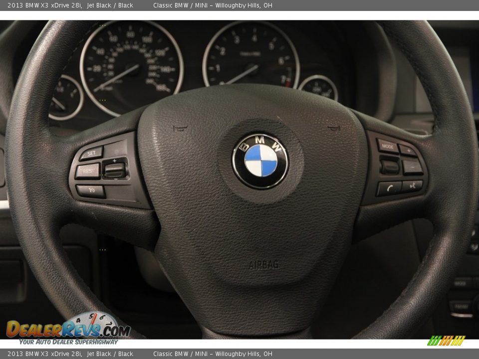 2013 BMW X3 xDrive 28i Jet Black / Black Photo #8